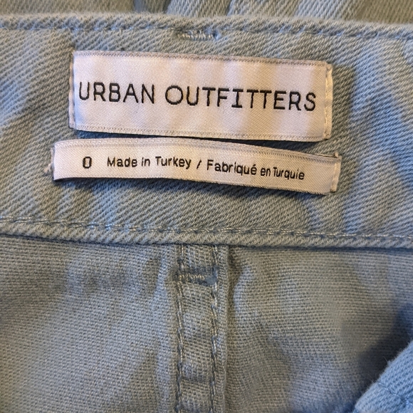 Urban Outfitters Light Blue Stretch Denim Overall Dress Size 0 - Picture 9 of 9